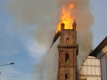 incendiul de la Biserica Evanghelică din Bistriţa